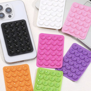 8Pcs Silicone Suction Phone Case â Anti-Slip Phone Stickers